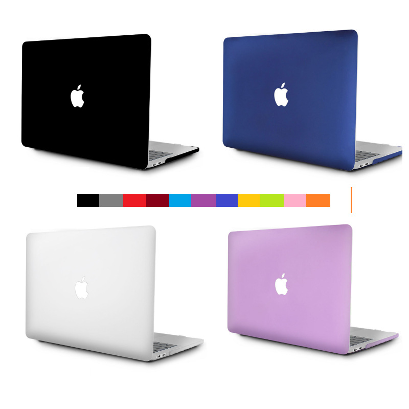 适用苹果Macbook15寸Air14pro13.3M12通透明磨沙抗摔笔记本保护壳