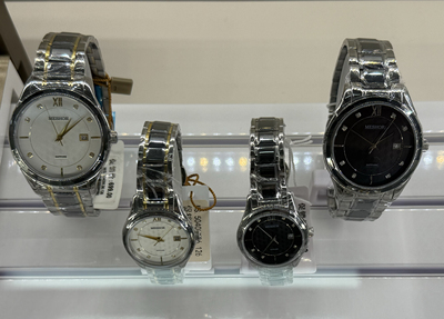 正品专柜名梭手表防水机芯石英表半钨钢材质时尚情侣对表5040ML