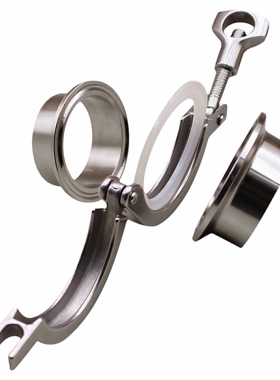 ISO 2852 Tri Clamp Ferrule不锈钢卡箍快装接头套装