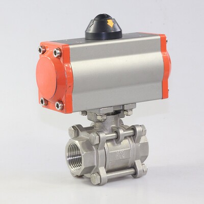 内螺纹三片式气动球阀BALLVALVE
