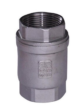 H12W型304不锈钢内螺纹立式止回阀 精铸800WOG Check Valve