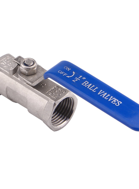 BALL VALVE 1000 WOG 304 316 不锈钢一片式内螺纹球阀手柄快开