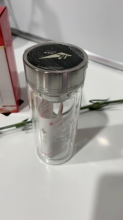 富光703-320型健牌双层玻璃杯320ML