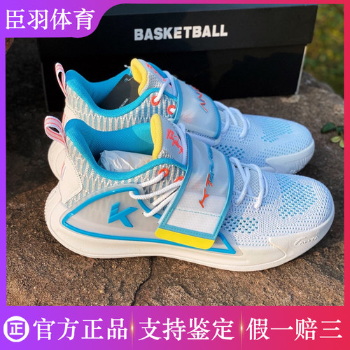 安踏 水花2代篮球鞋2020秋冬新款实战耐磨透气KT汤普森低帮运动鞋