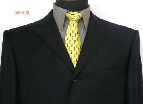 男装报喜鸟西服17378正品藏青色羊毛剪标西装单西清仓
