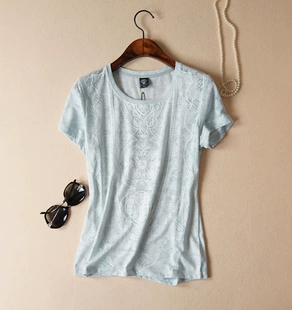 T恤 女 2022夏季 印花圆领短袖 梦幻般数码 新品 欧美单 超薄透气经典