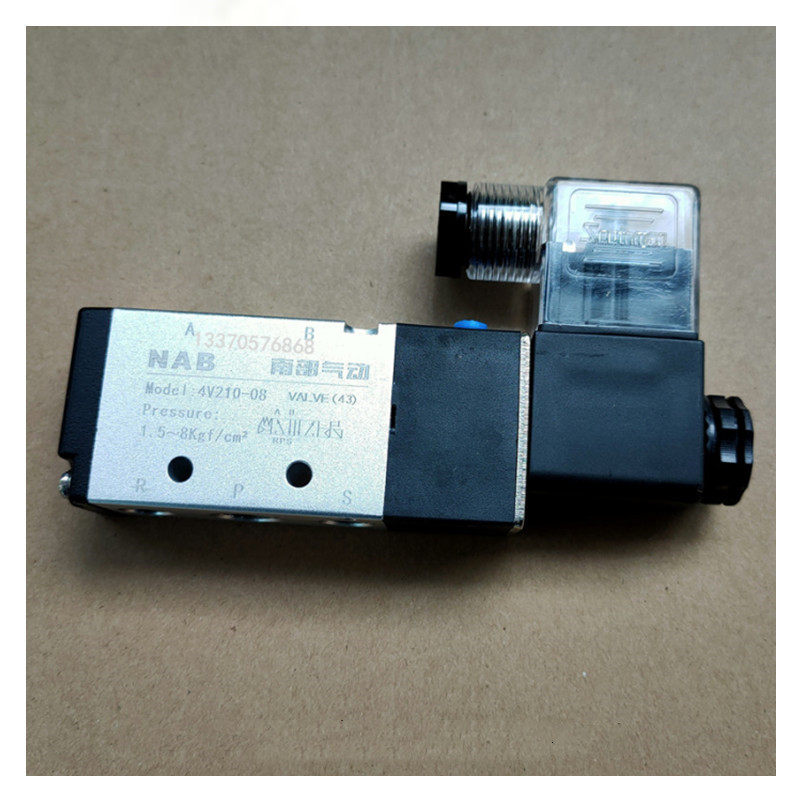 南部气动nab4v21008电塑钢焊机双锯精密锯角码压条锯电磁阀铝型材