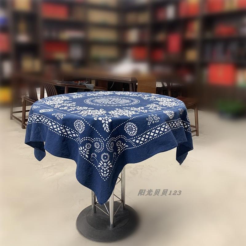 结婚用包袄皮全棉民族风方巾蜡染