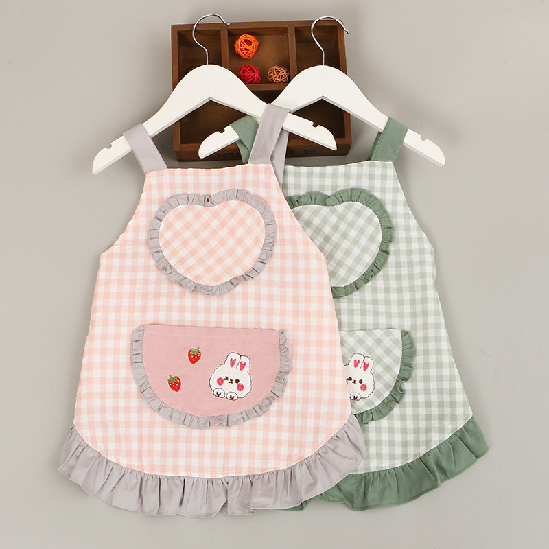 防水儿童围裙女孩春秋新款婴儿围兜洋气防脏公主花边宝宝吃饭罩衣,童装/婴儿装/亲子装,反穿衣/罩衣,淘宝优惠券,粉丝福利购,淘宝优惠卷