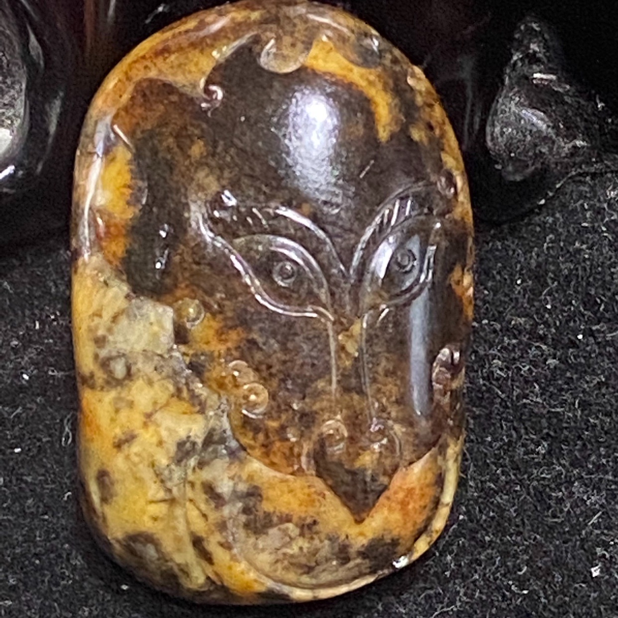 籽料墨玉守护神20克奇石玉和田青沙枣原石玉和田籽料玉和田玉和田