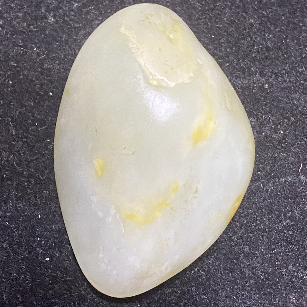 和田玉籽料原石56克挂件玉石白玉玉和田籽玉玉籽玉伴杨生和田籽料