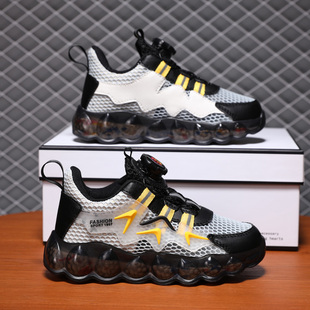 儿童2025夏季新款男童鞋运动鞋中大童单网面透气框子凉鞋子女防滑