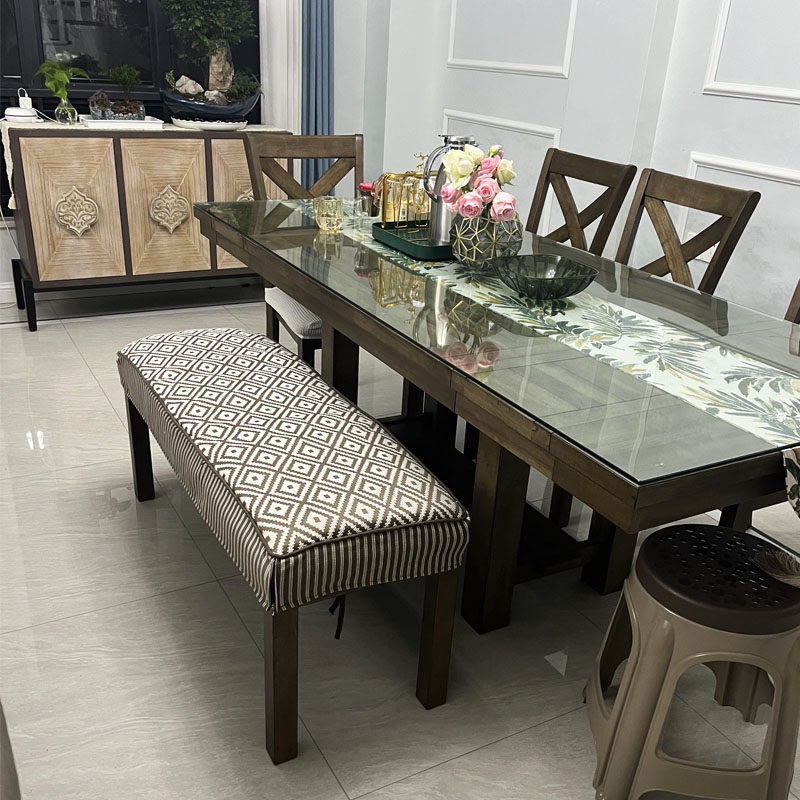 翠红软装长凳坐垫套餐椅凳垫图片