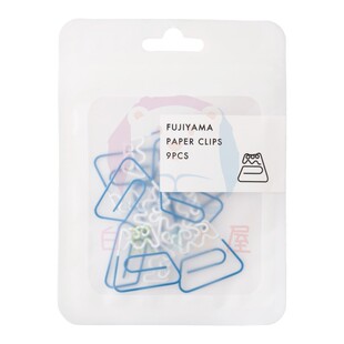 现货日本FUJIYAMA富士山造型金属别针创意文具可爱造型雪山回形针