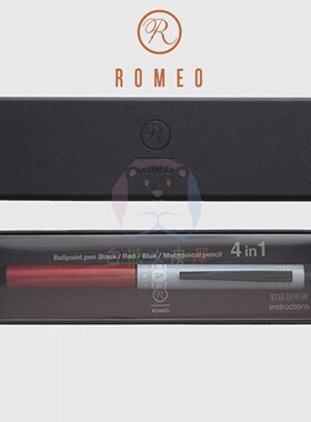 日本伊东屋ITOYA ROMEO NO.4金属多机能多色笔4in1商务圆珠笔