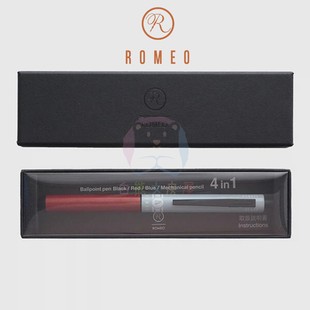 日本伊东屋ITOYA ROMEO NO.4金属多机能多色笔4in1商务圆珠笔