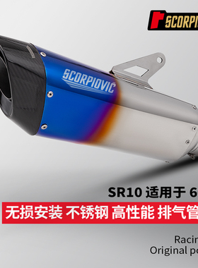 G310RR RS660 800NK 赛921 S1000RR 摩托机车通用尾段排气管SR10