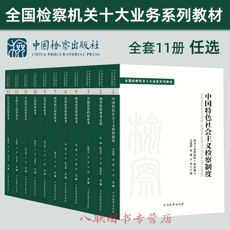 【正版】 全国检察机关十大业务系列教材 普通犯罪检察业务公益诉讼行政职务犯罪民事经济犯罪未成年人检察业务 刑事检察业务总论