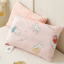 乐加家纺AB面豆豆绒A类枕头30*50