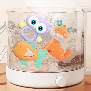 智恩堡 918G-1 宝宝牙胶摇铃玩具18件套+收纳盒y