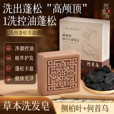 兰亭LANTERN侧柏叶何首乌洗发皂净澈控油滋润保湿