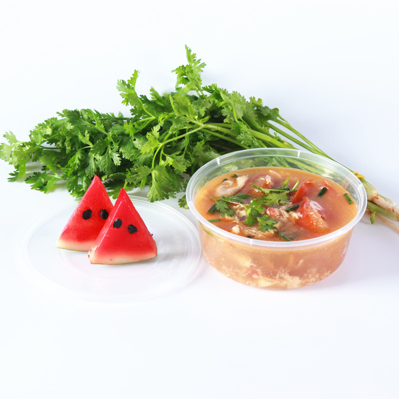 带盖透明保鲜盒450个一次性碗