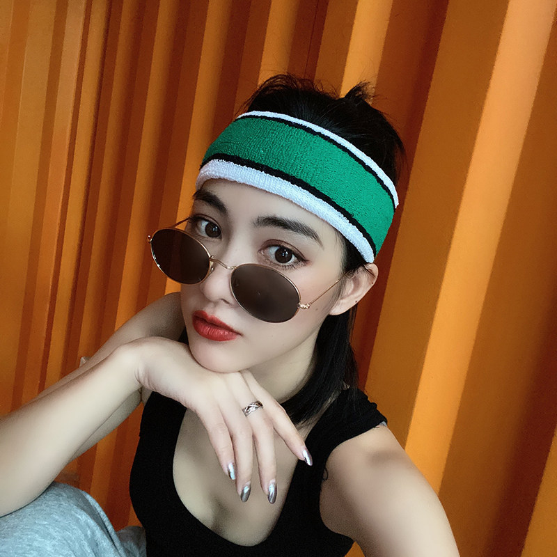 运动头带篮球跑步健身吸汗止汗束发带NBA球队撞色柔软舒适发饰潮