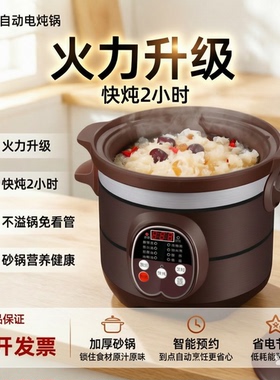 粤友全自动智能预约电炖锅快炖