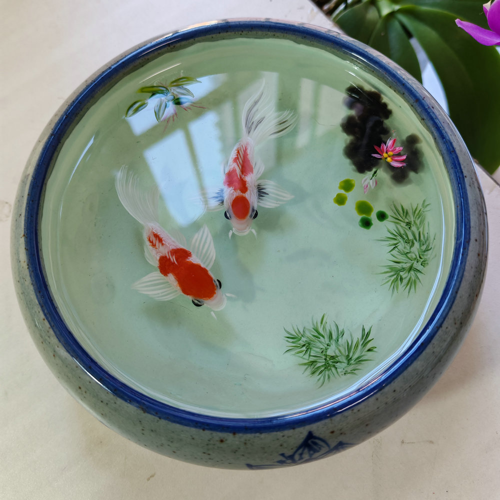 年年有余富贵有余客厅国潮艺术品