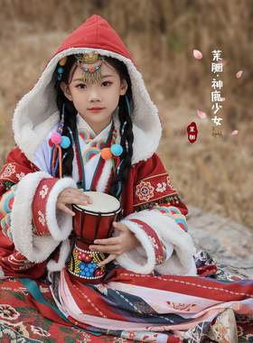 神鹿加厚汉服茉胭满减女童冬季