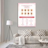 妇科月子中心壁画 饰画 私密形态花蕊精雕挂画 医美整形美容院墙装