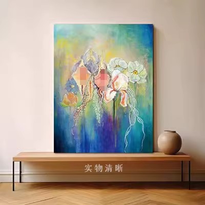 产康私密艺术挂画美容院油画风是