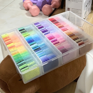 搞定】拼豆收纳袋透明自封袋防尘防水整理盒分装袋