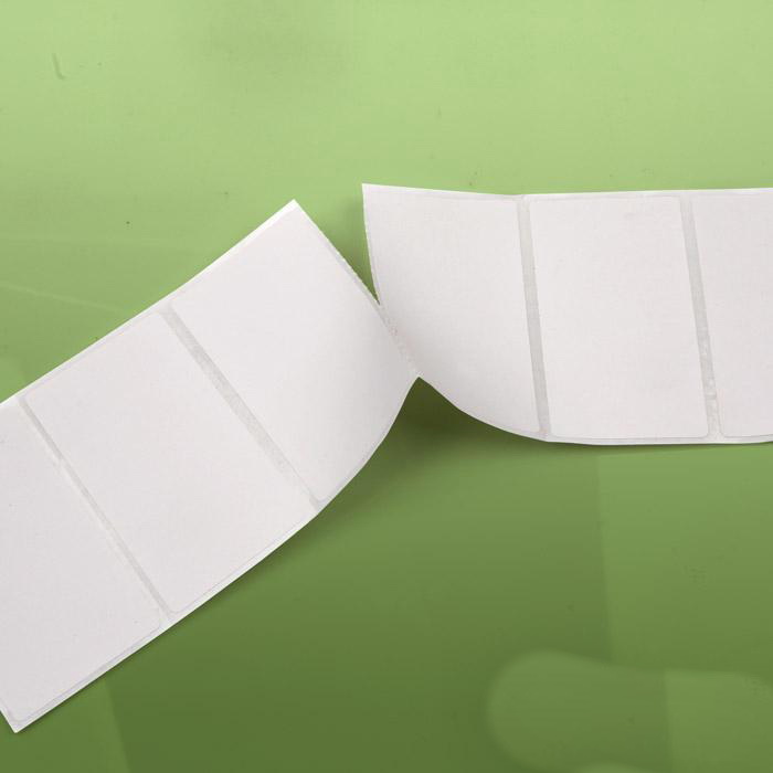 直销不干胶标签纸Z折叠白色贴纸空白条码纸热敏纸打印纸-35X12