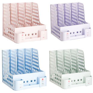 文件筐收纳盒办公室桌面资料架整理高中生学生桌上书立架文件框