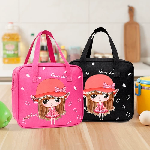 Сумка через плечо, квадратный милый большой ланч-бокс