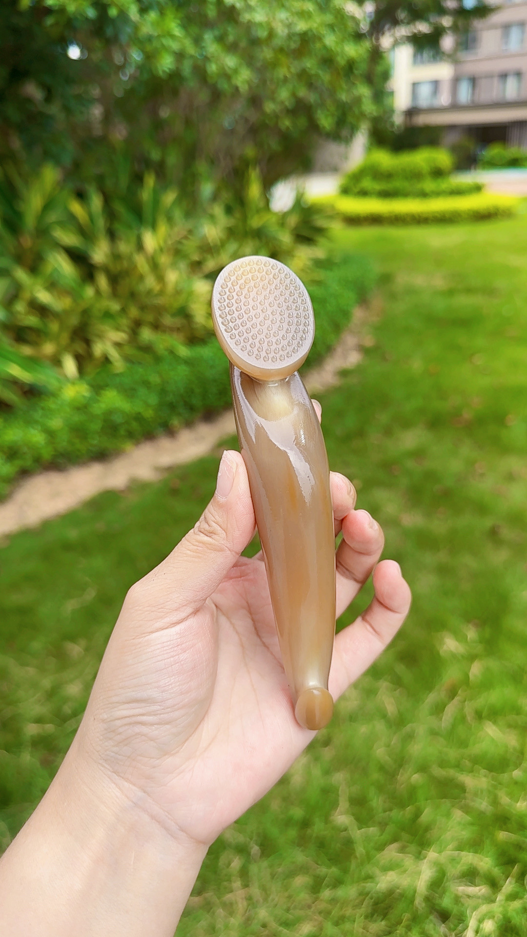牛角如意黑头刷粉刺刷面部清洁美容神器拨筋点穴眼部按摩