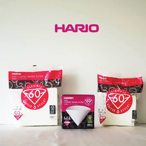 手冲咖啡V60滤纸HARIO原色白色