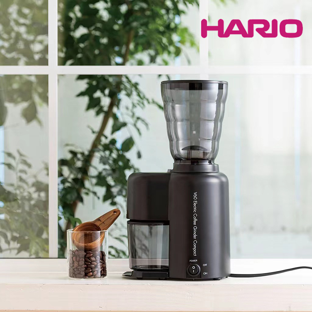 HARIO日本磨豆机手冲家用小型电动磨豆机咖啡粉研磨器EVC-8B-C - 实物图