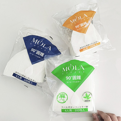 MOLAV60麻纤维锥型手冲咖啡滤纸