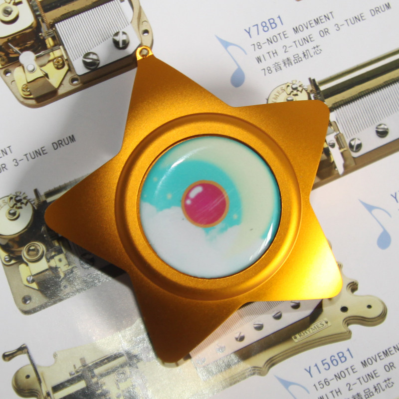 선원 문 달빛 전설 펜던트 뮤직 박스 뮤직 박스 소녀 생일 크리 에이 티브 커플 선물