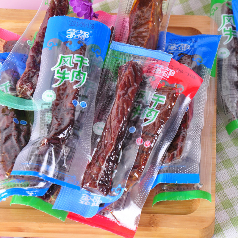 蒙都手撕牛肉干内蒙古正宗风干牛肉干草原500g清真小零食熟食真空