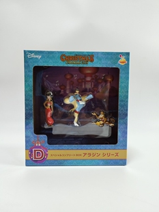 日版现货迪士尼2019年圣诞一番赏D赏阿拉丁灯神茉莉公主猴子手办