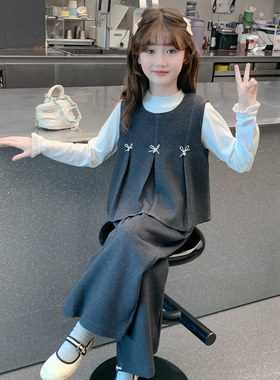 女童秋款套装2026新款打底衫秋装