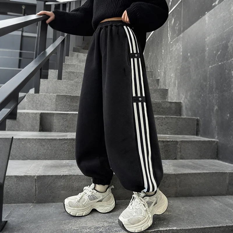 女童春装运动裤2026新款中大童洋气卫裤女孩春秋款薄款休闲裤子潮,童装/婴儿装/亲子装,儿童运动裤,淘宝优惠券,粉丝福利购,淘宝优惠卷