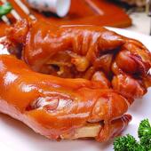 500 600g猪蹄熟食卤香猪蹄熟食猪脚新鲜整只真空包装 休闲零食