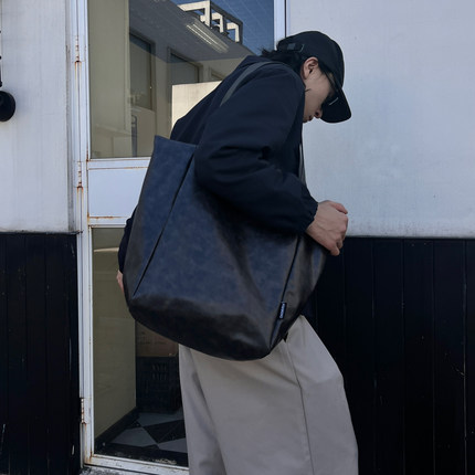 YUE高级感简约复古单肩腋下托特挎包男女水桶包百搭腋下hobo手提