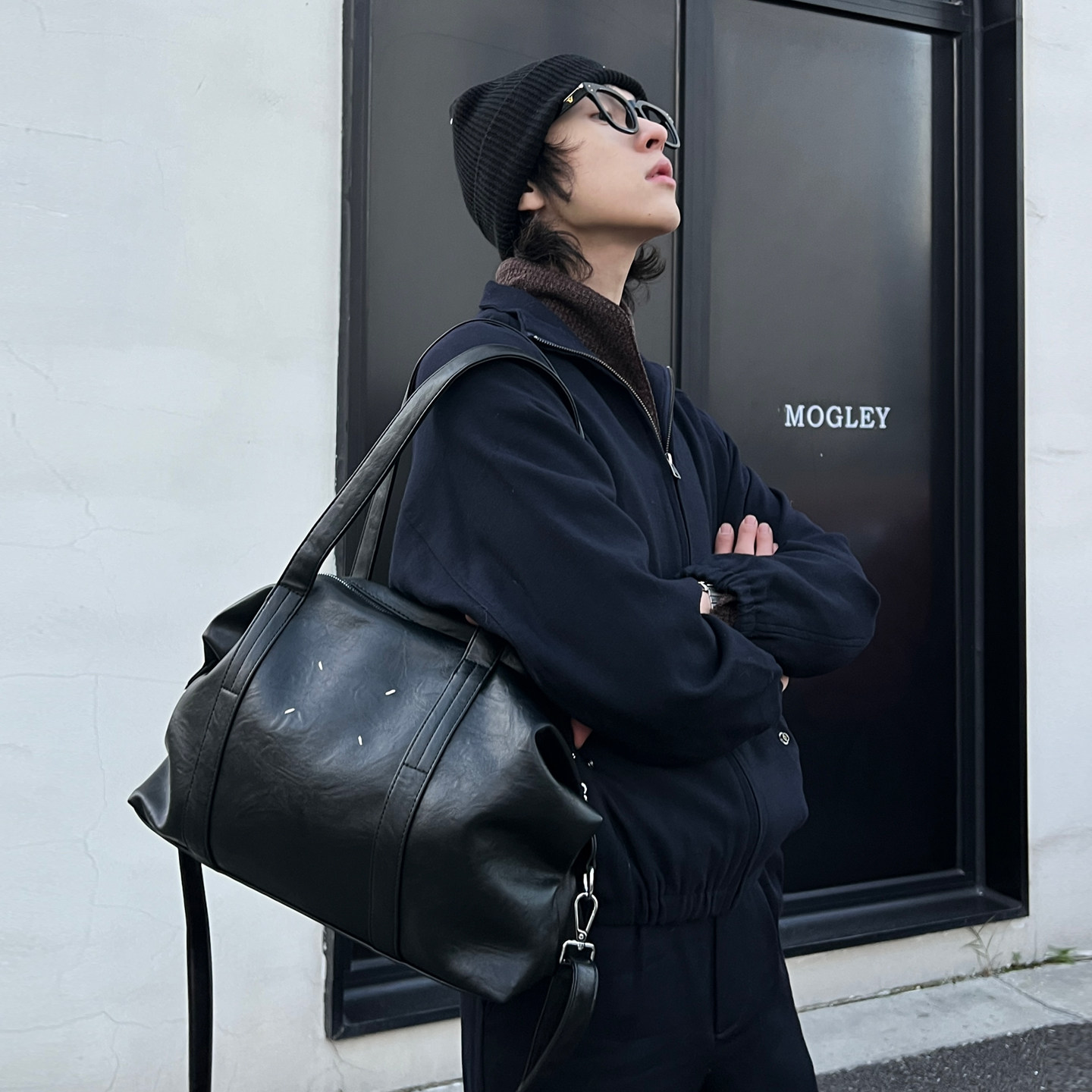 YUEN暗黑系腋下hobo手提ins复古单肩斜挎男女托特包日系街头潮牌,箱包皮具/热销女包/男包,男士包袋,淘宝优惠券,粉丝福利购,淘宝优惠卷