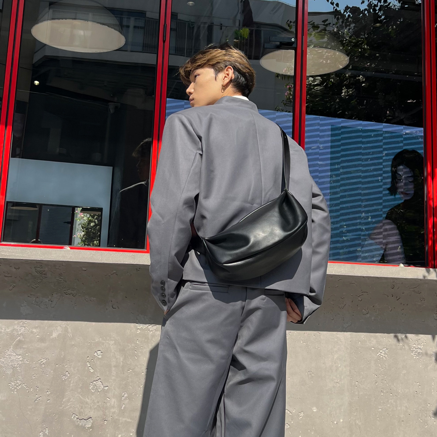 YUEN高级感斜挎包ins轻复古宽肩带单肩包pu软皮男女托特枕头包潮,箱包皮具/热销女包/男包,男士包袋,淘宝优惠券,粉丝福利购,淘宝优惠卷