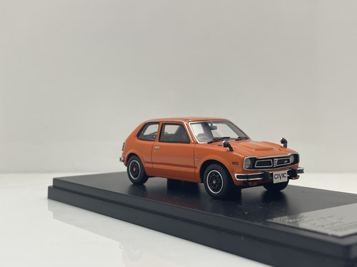 瑕疵1/43 本田Civic RS 1974 橙色 树脂车模